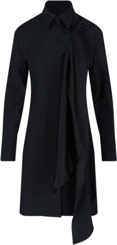 Victoria Beckham Elegante en Comfortabele Zwarte en Grijze Dagjurken Black Dames