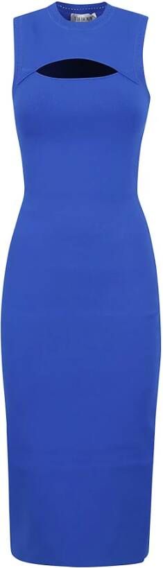 Victoria Beckham Midi Dresses Blauw Dames