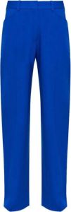 Victoria Beckham Pleat-front trousers Blauw Dames