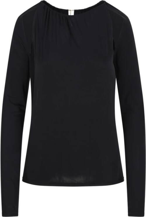 Victoria Beckham Veelzijdige Split Detail Top Black Dames