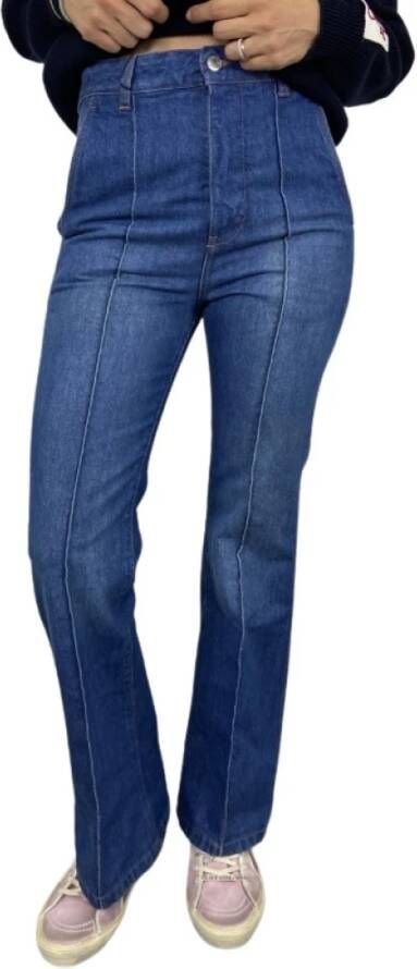 Victoria Beckham Trousers Blauw Dames
