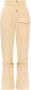 Victoria Beckham Wollen broek Yellow Dames - Thumbnail 1