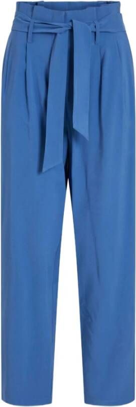 Vila Clothes Broek Dames Blauw Dames