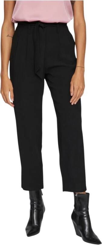 Vila Chinos Zwart Dames