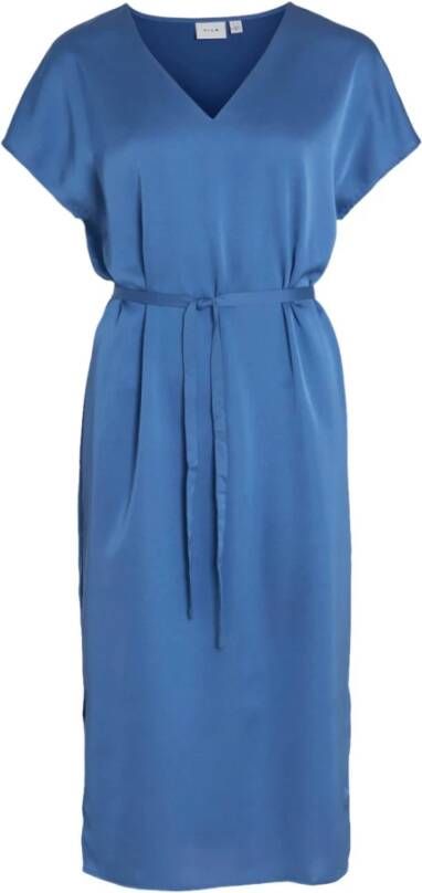 Vila Clothes Women's Dress Blauw Dames