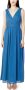 VILA semi-transparante maxi jurk VIRILLA van gerecycled polyester blauw - Thumbnail 3