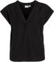 Vila Zwarte V-hals T-shirt voor vrouwen Black Dames - Thumbnail 1