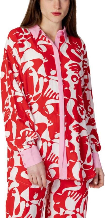 Vila Overhemdblouse met all-over motief model 'KIKKI' - Foto 2