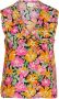 Vila Roze Polyester T-shirt met korte mouwen Multicolor Dames - Thumbnail 1