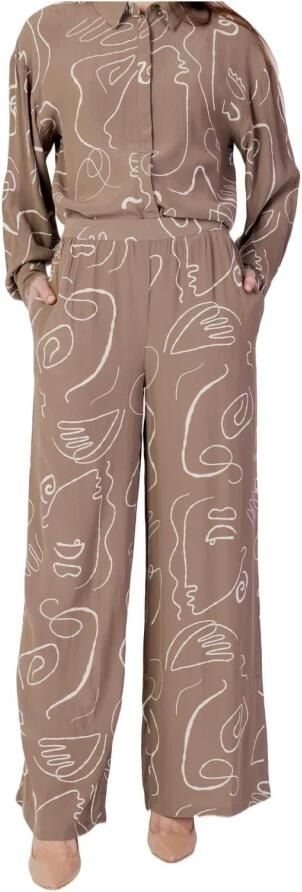 Vila Overhemdblouse met all-over motief model 'KIKKI'