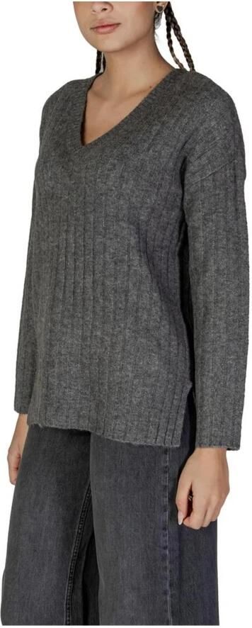 Vila Trui VIMIRAZ L S REV V-NECK KNIT PULLOVER BF 14099672 - Foto 4