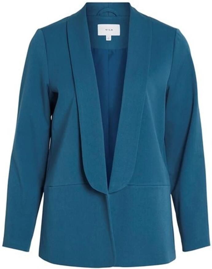 Vila Elastane Blazer Dames Herfst Winter Collectie Blue Dames - Foto 2