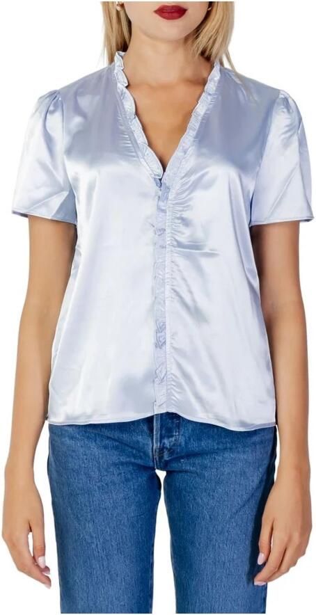 Vila Blouse VIANA S S FLOUNCE DETAIL TOP KA 14080130