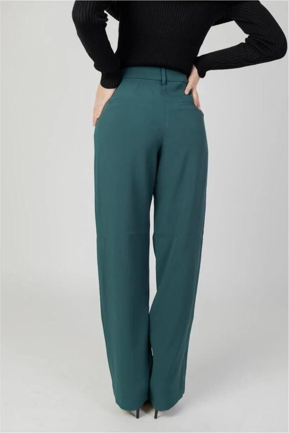 Vila Bootcut Broek voor Vrouwen Green Dames - Foto 2