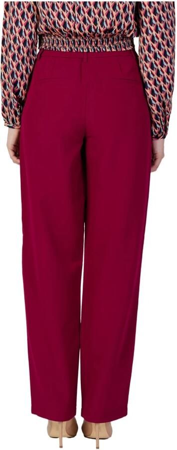 Vila Bordeaux Palazzo Broek Herfst Winter Collectie Red Dames - Foto 4