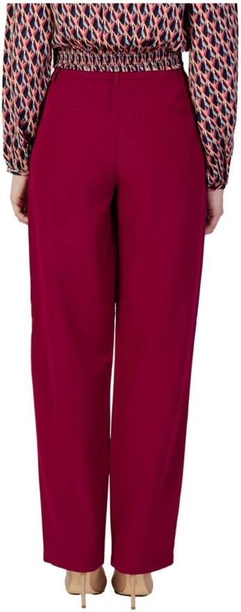 Vila Bordeaux Palazzo Broek Herfst Winter Collectie Red Dames - Foto 3