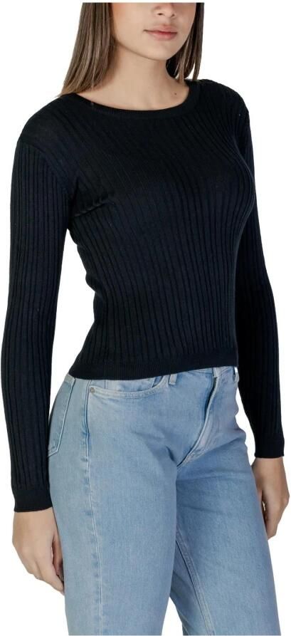 Vila Trui Vimullie L S O-Neck Rib Knit Top Pb 14103412