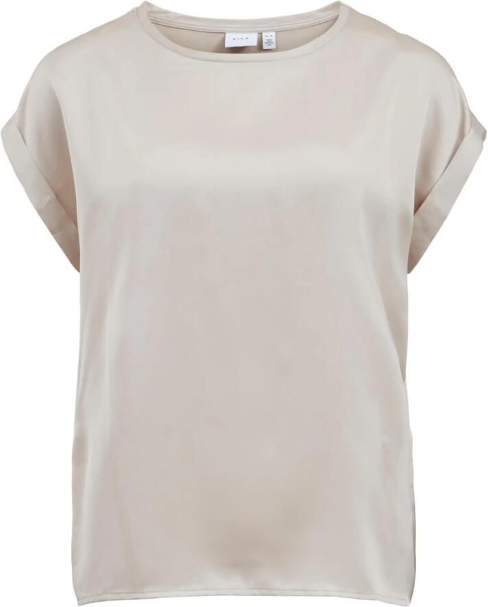 Vila Blouseshirt met vaste mouwomslagen model 'VIELLETTE' - Foto 4