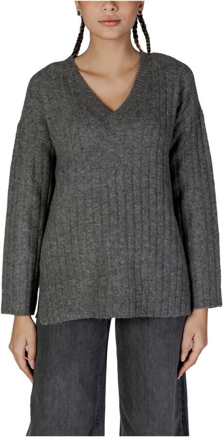Vila Trui VIMIRAZ L S REV V-NECK KNIT PULLOVER BF 14099672 - Foto 5