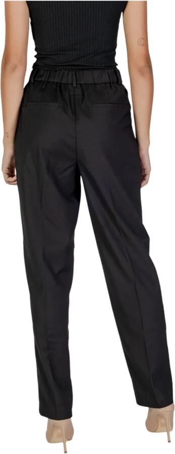 Vila High waist broek met bandplooien model 'RILEY LANYA' - Foto 2