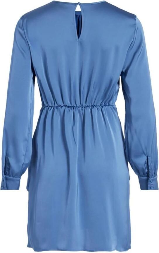 Vila Korte Polyester Jurk Lente Zomer Collectie Blue Dames - Foto 3