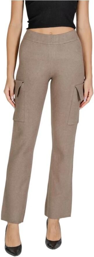 Vila Op maat gemaakte viscose blend damesbroek Beige Dames - Foto 4