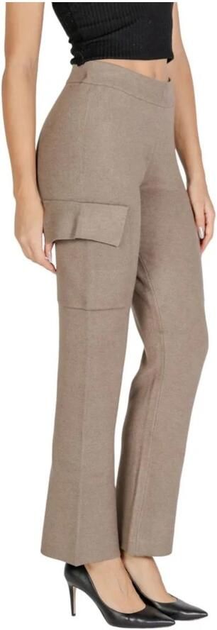 Vila Op maat gemaakte viscose blend damesbroek Beige Dames - Foto 2