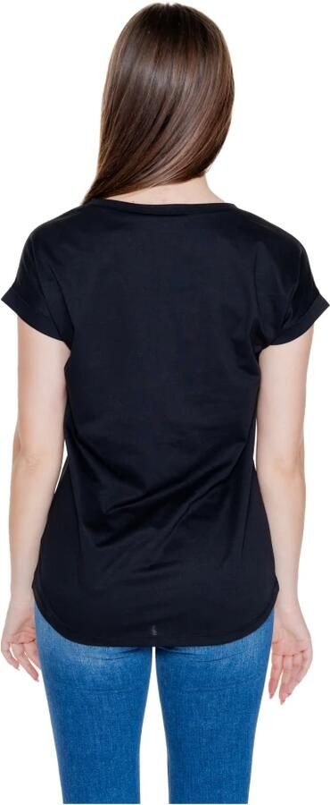 Vila Shirt met ronde hals VIDREAMERS NEW PURE T-SHIRT SU-NOOS Basic dames T-shirt met ronde hals en omgeslagen mouwen - Foto 9