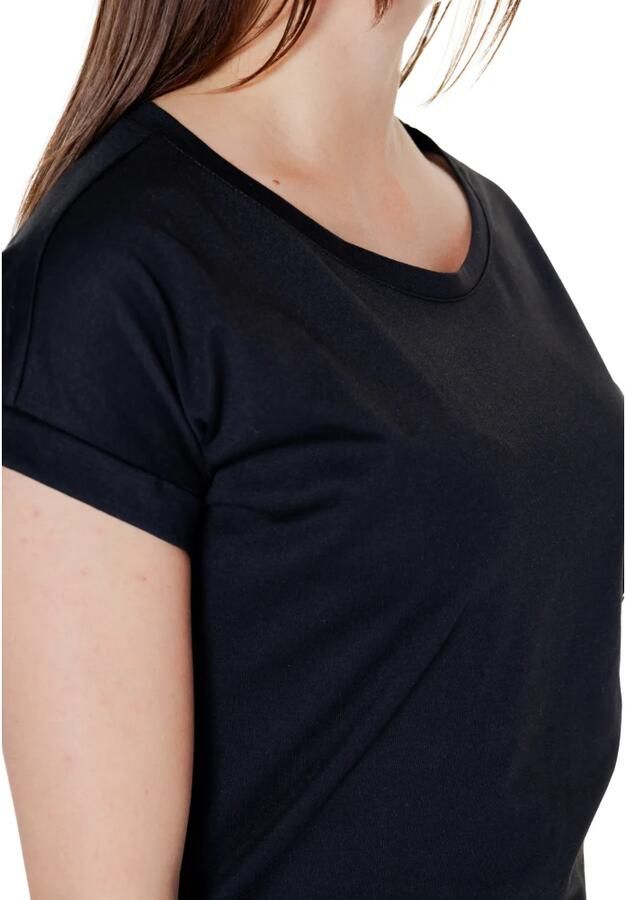 Vila Shirt met ronde hals VIDREAMERS NEW PURE T-SHIRT SU-NOOS Basic dames T-shirt met ronde hals en omgeslagen mouwen - Foto 7