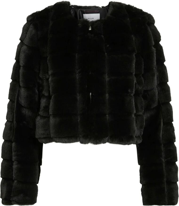 Vila Stijlvolle Jas Black Dames