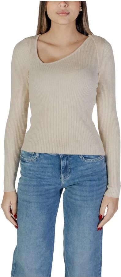 Vila Trui VINELLY L S NECK DETAIL KNIT TOP PB 14103386 - Foto 3