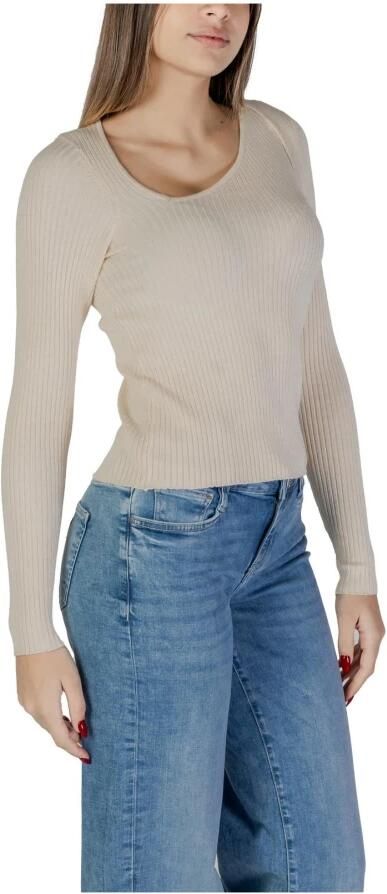 Vila Trui VINELLY L S NECK DETAIL KNIT TOP PB 14103386