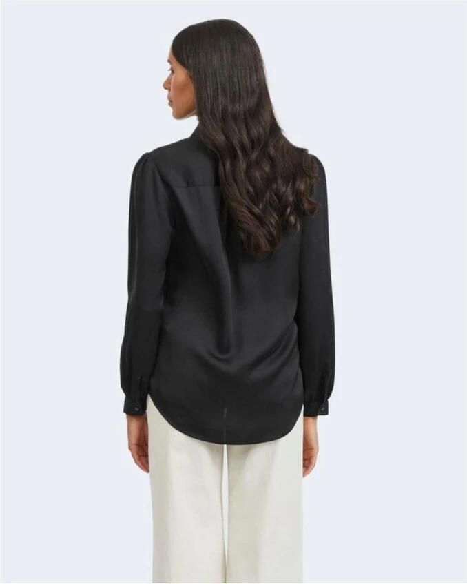 Vila Overhemd NOOS VIELLETTE SATIN L S SHIRT SU NOOS 14063320 - Foto 5