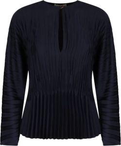 Vince Pleated blouse Blauw Dames