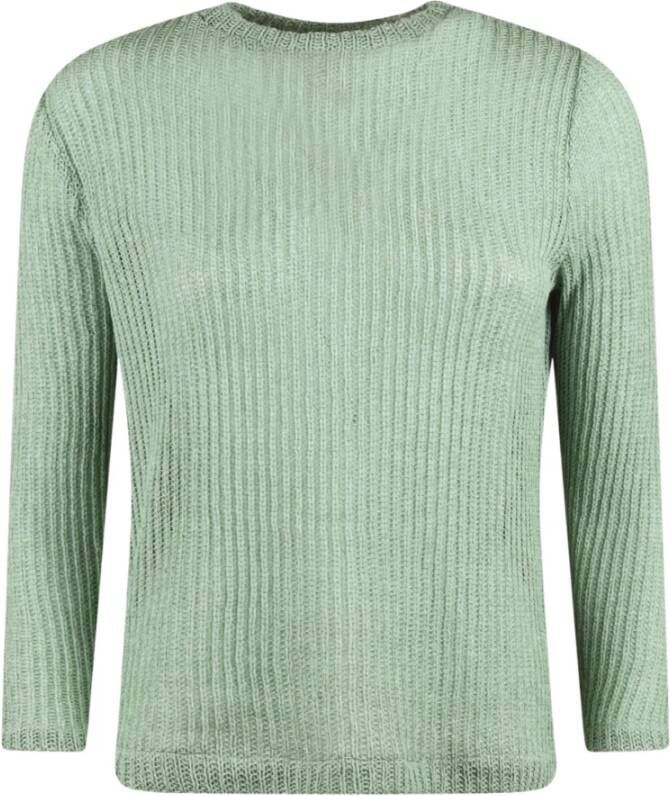 Vince Round-neck Knitwear Groen Dames