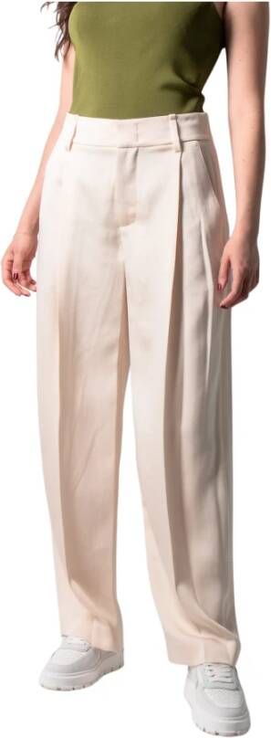 Vince Straight Trousers Beige Dames