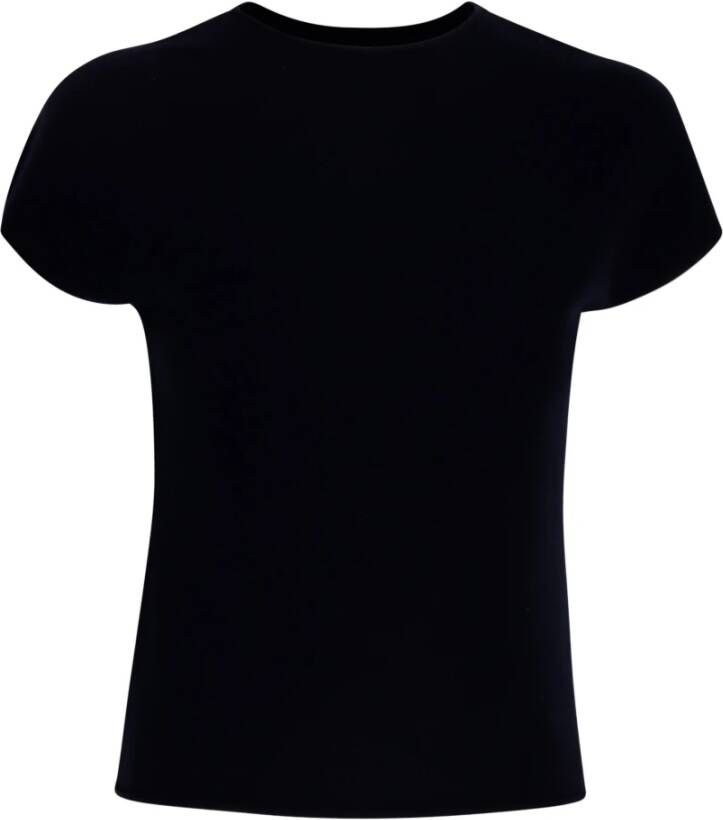 Vince Zwart T-shirt met korte mouwen Black Dames