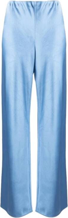 Vince Monogram Bias Cut Broek Blauw Blue Dames