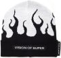 Vision OF Super Rode Vlammen Beanie Zwart Rood Multicolor Heren - Thumbnail 1