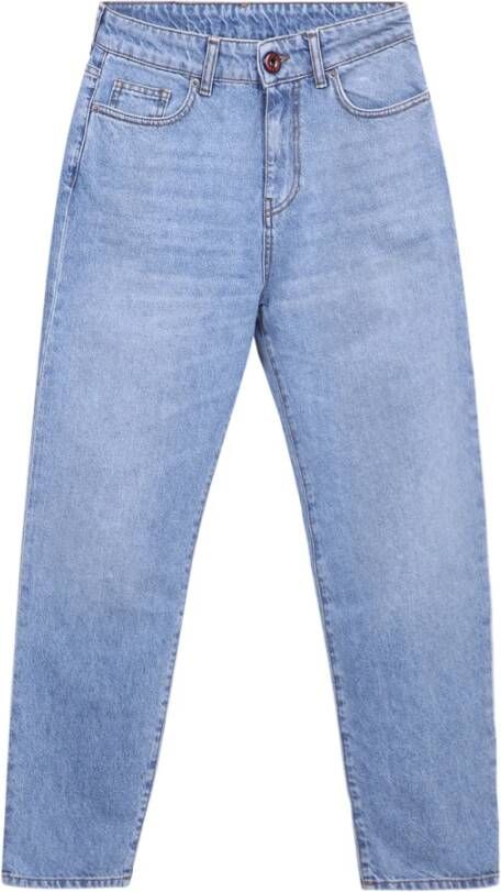 Vision OF Super Blauwe Jeans met Regular Fit van Katoen Blauw Heren