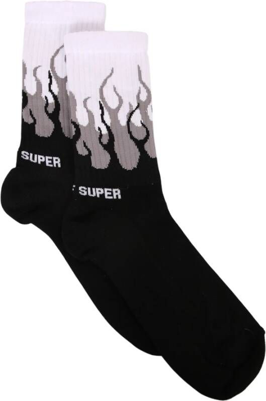 Vision OF Super Flame Print Sokken Zwart Heren