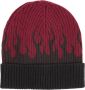 Vision OF Super Flames Beanie Hat met Ribbed Workmanship Multicolor Heren - Thumbnail 1