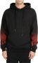 Vision OF Super Flames Hoodie Zwart Rood Black Heren - Thumbnail 1