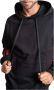 Vision OF Super Flames Hoodie Zwart Rood Black Heren - Thumbnail 4