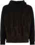 Vision OF Super Zwarte Corrosive Flames Hoodie Black Heren - Thumbnail 1