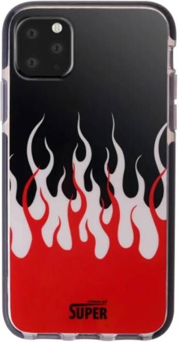 Vision OF Super Iphone 11 Pro Max Double Flames Case Black Unisex