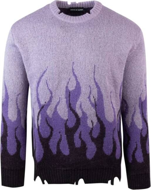 Vision OF Super Paarse Sweater Regular Fit Purple Heren