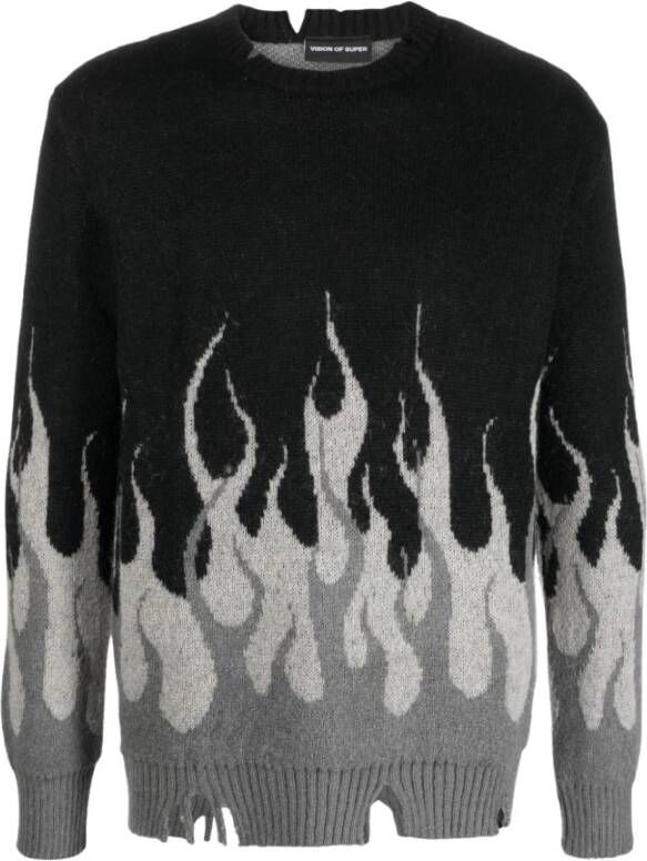 Vision OF Super Round-neck Knitwear Zwart Heren