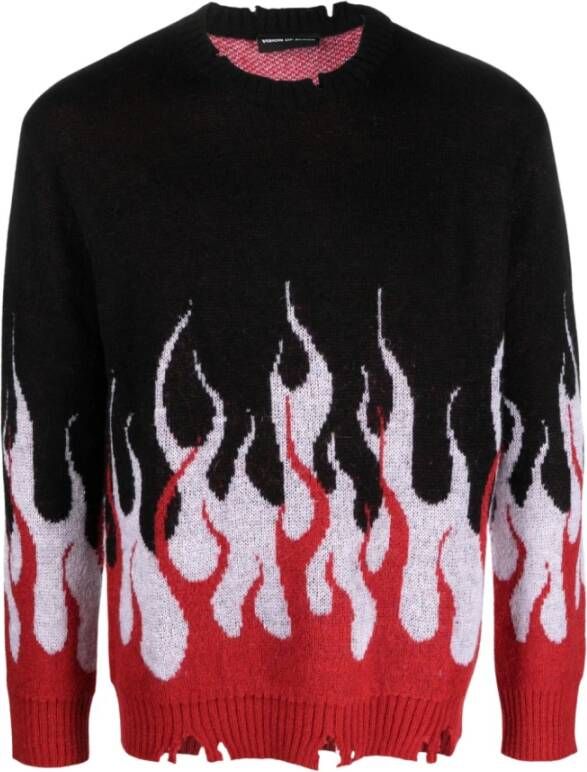 Vision OF Super Round-neck Knitwear Zwart Heren