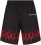 Vision OF Super Flames Zwemshorts Zwart Rood Black Heren - Thumbnail 1